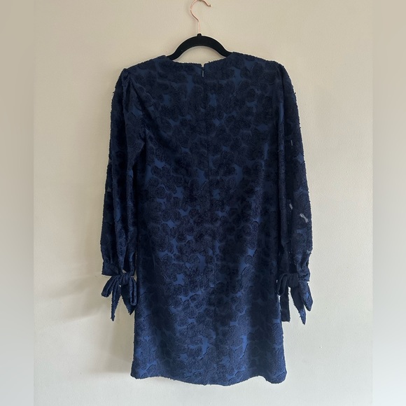 Banana Republic Bow Cuff Shift Dress Navy Size 2 - Picture 5 of 5